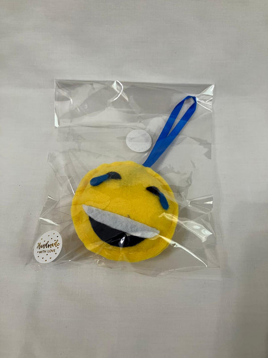 Handmade Emoji with loop for hanging